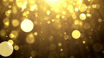 Gold Particles Background Loop