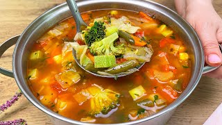 This soup is a powerful fat burner! I eat it day and night! Cleanse the body and lose weight!