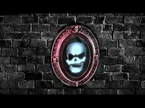 Halloween decoratie Sprekende Spiegel (31x24cm) video