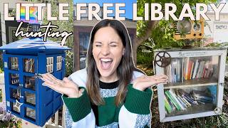 i went to little free libraries again… here’s what i found 📚👀