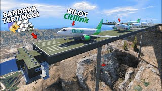 MISI EPIC JADI PILOT PESAWAT CITILINK - GTA 5 MOD