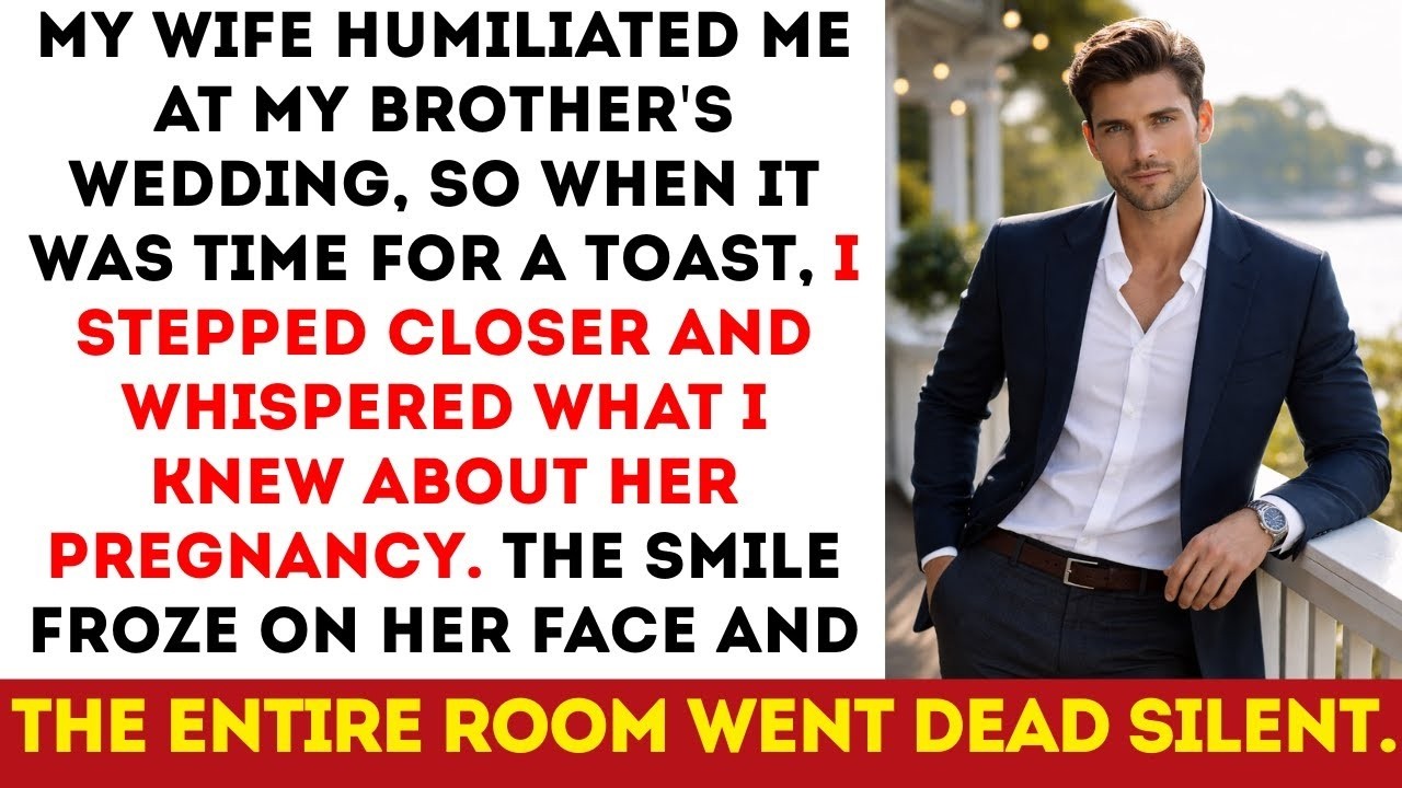 My Wife Humiliated Me At My Brother's Wedding—But When I Whispered What I Knew About Her Pregnancy