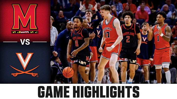 Maryland vs. Virginia Game Highlights | 2025-26 ACC Men's Basketball