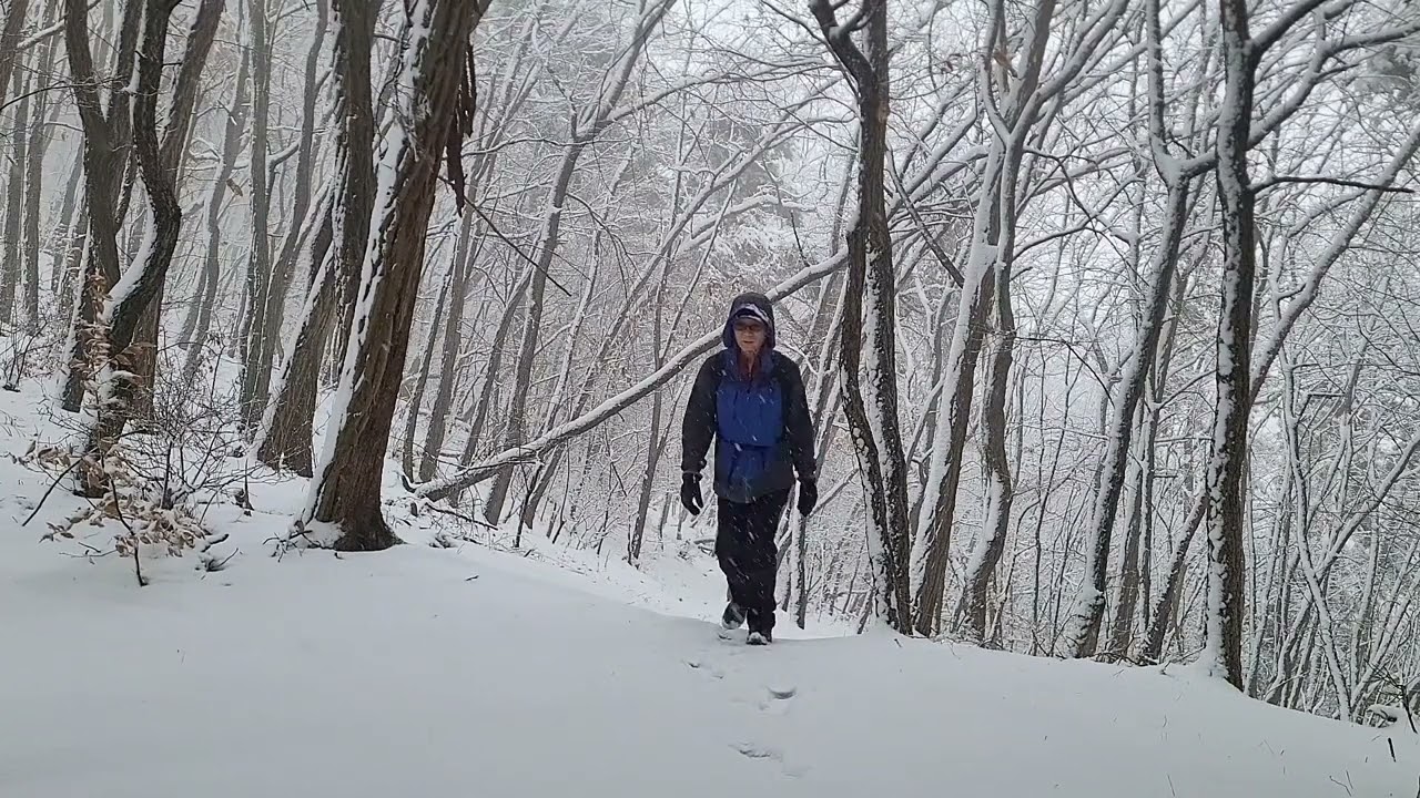 2026년 2월 24일 대구 북구 함지산 눈꽃 산행 