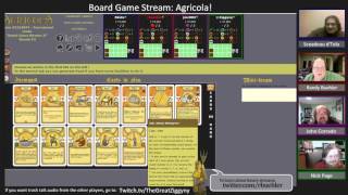 Board Game Stream: Agricola!