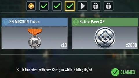Call Of Duty Mobile Kill 5 Enemies with any Shotgun while Sliding Task Complete