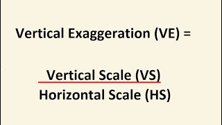 How to Calculate the Vertical Exaggeration of a Cross Section