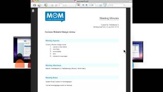 Minutes of Meeting - Create and Send Minutes (www.minutesofmeeting.net)