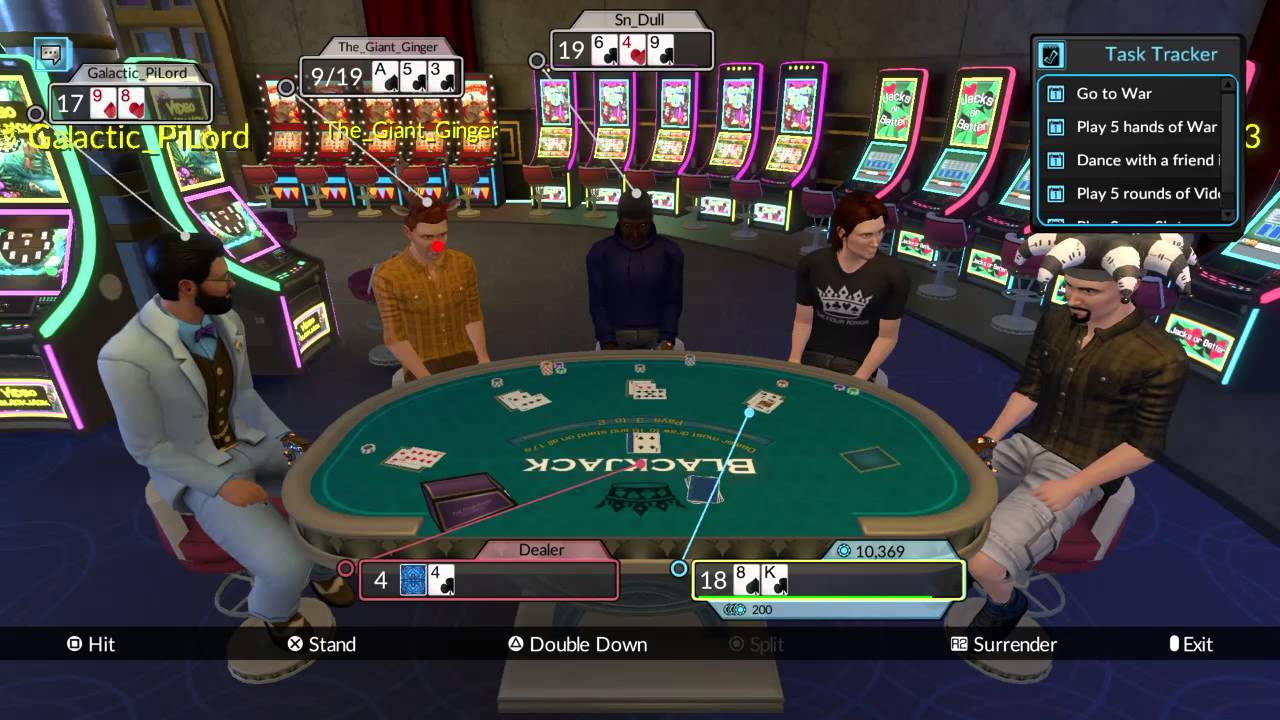 Four King's Blackjack Room PS4 YouTube