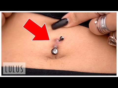 Video: Piercing Button Belly Terinfeksi: Tips Membersihkan & Lainnya