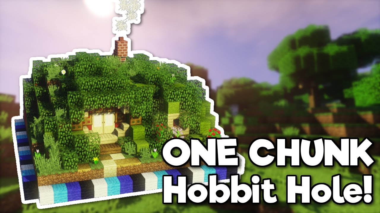 Minecraft: Hobbit Hole in ONE CHUNK! [Tutorial] - YouTube