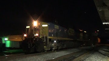 CSX ES40DC 5388 w/ Friendly Crew Leads Loaded Grain Express G303-18 on 1/22/22