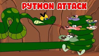 Rat A Tat  Python Cave + Comedy World  Funny Animated Cartoon Shows For Kids Chotoonz TV