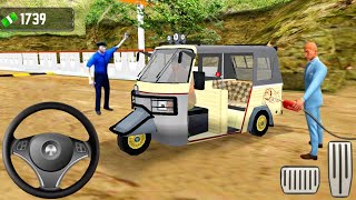 Uphill Mountain Tuk Tuk Auto Rickshaw Driving Simulator Games - Android Gameplay screenshot 4
