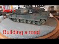 1/35 Kosovo diorama Bundeswehr 1999 Leopard 2a5 on Road how to Build the Road (Part 1) (Video #55)