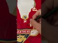 absolutely unreal talent 🔥 watch the masterpiece of this tkachuk jersey unfold #nhl #art