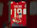 Absolutely unreal talent  watch the masterpiece of this tkachuk jersey unfold nhl art
