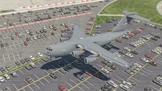 Epic Fail: Inexperienced Pilot Takes On C-17 Military Aircraft | Worst Landing Ever | X-Plane 11