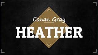 Conan Gray - Heather lyric