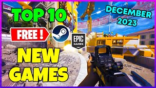 TOP 10 NEW Free Steam Games to Play! (December 2023)