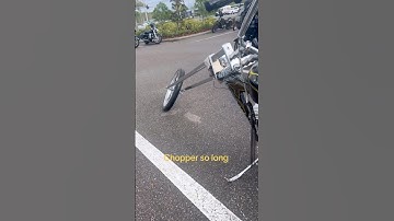 Longest chopper at show #chopperstyle #classic #motorcycle #harleydavidson #custom #bikeweek #2025
