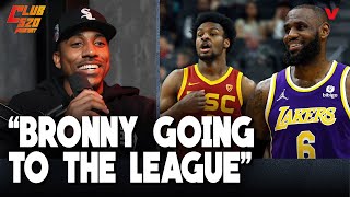 Jeff Teague REACTS to Bronny James entering transfer portal: He’s “GOING TO THE LEAGUE!” | Club 520