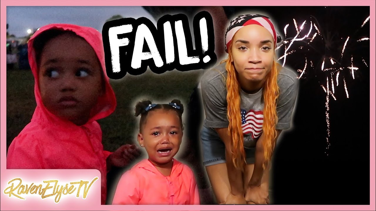 mommy vloggers EPIC FIREWORKS FAIL! | MOM VLOG