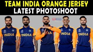Team India ORANGE JERSEY Released | Latest Photoshoot | India vs England 2019 World Cup
