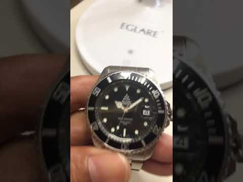 Elgin International Water Resistant Automatic DeepSea 660ft=200m Date