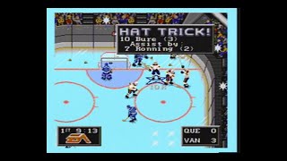 NHL '94 (Genesis) - Pavel Bure Scores 5 Goals in 72 seconds