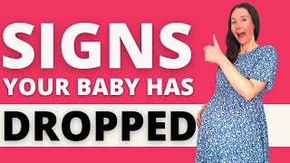 9 BABY DROPPING SYMPTOMS - WHAT DOES IT FEEL AND LOOK LIKE WHEN BABY DROPS?