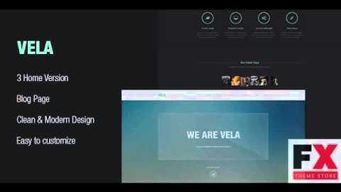 Preview ST Vela - one page portfolio TForest Joomla