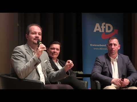 2023_05_27 Martin Sichert (MdB; AfD) in Waldkraiburg; Frage 1: Fehlende Auswertung Gesundheitsdaten