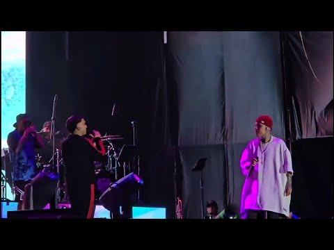 Santa fe klan y Yahir Saldivar cantando en la feria bicentenario de Matamoros 21-Jun-26