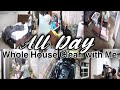 All Day Whole House Cleaning Motivation| Clean with Me| Speed Cleaning| CleoshaaaJ