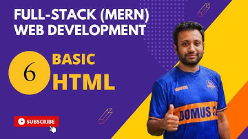 6. Full-stack web development in Bangla | HTML Part-1 Basic Level