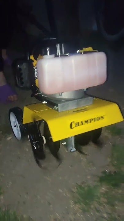 CHAMPION GC252 МОТОКУЛЬТИВАТОР.#youtubeshorts #техника #garden# ...