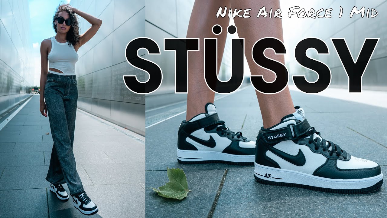 This MID deserves YOUR attention! Nike x Stussy Air Force 1 Mid Hemp On  Foot Review How to Style 