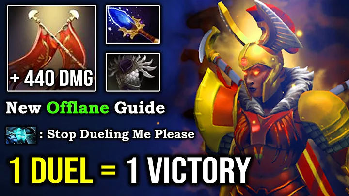 EPIC +440 DUEL DAMAGE Imba Offlane LC 100% Counter Jugger & Storm Like a Boss with Solo Duel Aghanim