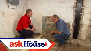 How To Install A Basement Bathroom | Ask This Old House How To Install A Basement Bathroom | Ask This Old House