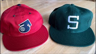 Ebbets Field Flannels Unboxing: Seattle Rainiers Cotton Twill Ballcap & 1954 Michigan State Ballcap