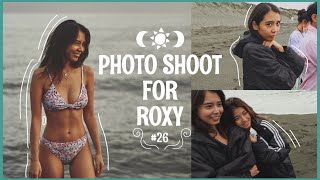 【Work Day Vlog】Roxy撮影の裏側撮ってみたよっ