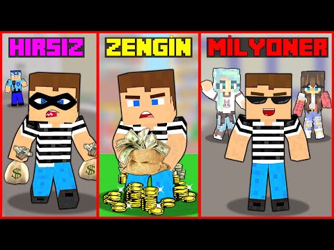 HIRSIZLIKTAN ZENGİNLİĞE YUSUF'UN HAYATI! 😱 - Minecraft