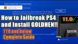 How to Jailbreak PS4 11.0  and below and install Goldhen | Complete guide