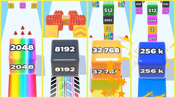 Jelly Run 2048 | Noob vs Pro vs Hacker in jelly run 2048 ball 3d Max Levels 256k Big New Update #3