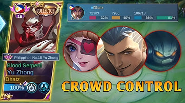 81% TEAM FIGHT PARTICIPATION! REASON WHY I DONT GET TIRED OF PLAYING YU ZHONG ALL DAY!