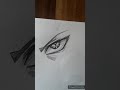 Anime Eyes Drawing #shorts #anime #howto #eyes #easy #drawing