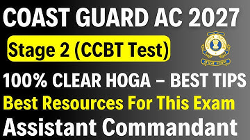 Indian Coast Guard Assistant Commandant 2027 | Stage 2 PSB CCBT Test Practice With Exam Pattern