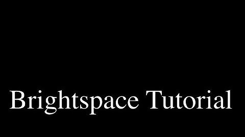 Brightspace Tutorial:  Deleting Grade Items