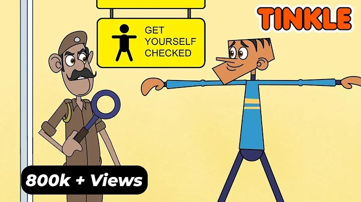 Suppandi Creating Chaos At The Airport -   Animate...